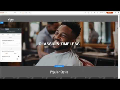 Easy Website Color Change: Header & Theme Tutorial #shorts