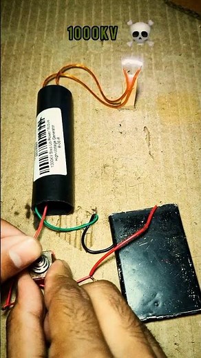 ⚡ 1000KV High Voltage Generator Module | DIY Electronics Experiment (Do Not Try)