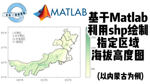 基于Matlab利用shp绘制指定区域海拔高度图