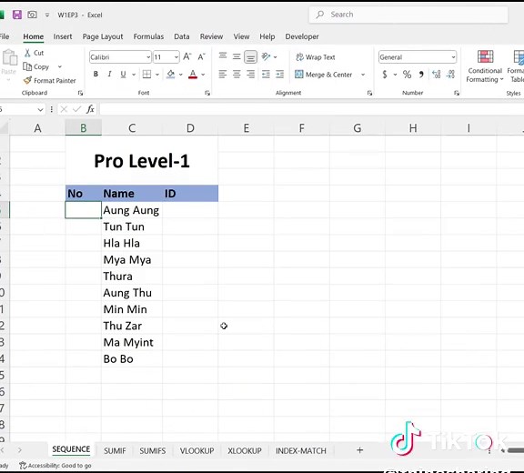 Excel pro level #exceltutorial #excelmyanmar #fyp #tips