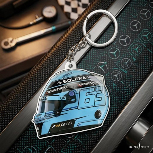 Racing Helmet Acrylic Keychain, Motorsport Accessory for Car Keys - Blue Race Helmet Charm - Etsy