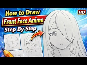Easy Anime Face Tutorial Step by Step 🎨✏️ || beginner art 🎨🔥