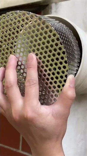PVC Drain Pipe End Stainless Steel Porous Filter Screen Installation Technique