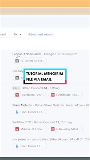 Tutorial Mengirim File via Email