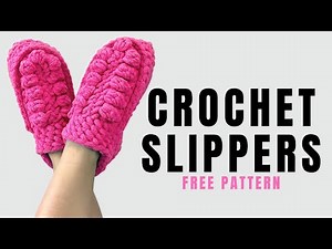 Cozy Crochet House Slippers- Free Crochet House Shoes Pattern