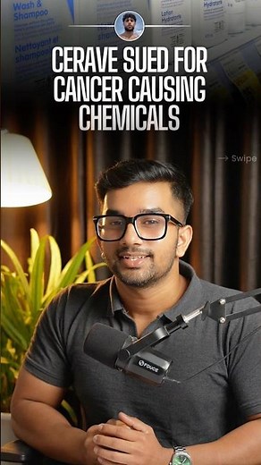 Cera ve products cause cancer ? Reality Explained !!👆🏻