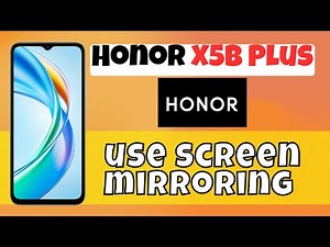 How to use screen mirroring Honor X5b Plus || Screen mirroring and screen cast settings