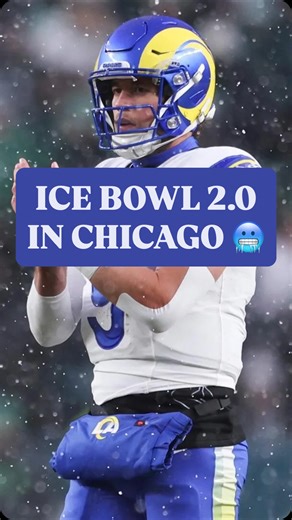 The Arena: Gridiron on Instagram: "Wind chill below zero in the Windy City for Bears vs Rams 🥶 #nfl #bears #dabears #rams #gorams"