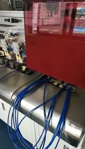 full automatic Cat6 patch lead Ethernet Cable machine, telephone wire manufacturing machine