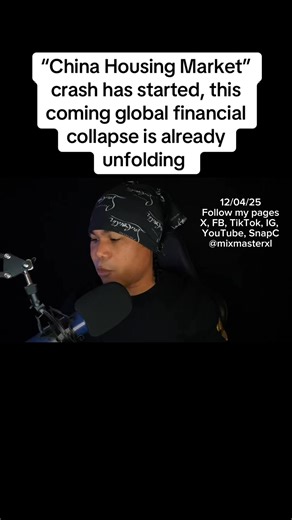11 reactions | “China Housing Market” crash has started, this coming global financial collapse is already unfolding #fyp #viral #foryourpage #financialliteracy #financialcrash | Nick Thomas The Entrepreneur | Facebook