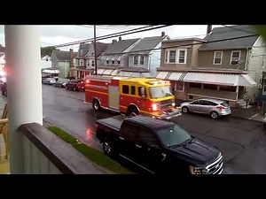 Fire truck parade Of Coaldale PA