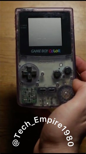 Gameboy Color (1998) Transparent Edition Classic Nintendo Handheld Retro Gaming