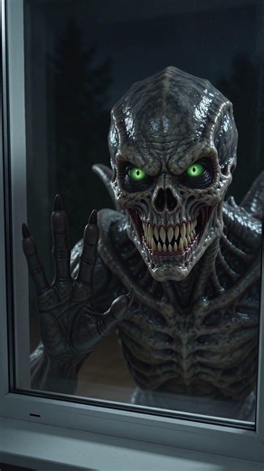 The Alien Was Watching Through My Living Room Window #shorts
