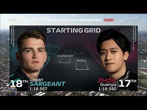 F1 Intro FORMULA 1 Australia GRAND PRIX 2023 Race intro commentary