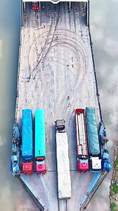 How to load a car on a ferry across a river | We love classic cars