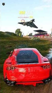 ✈️SuperSonic Jet Shaked Ferrari🏎️-Forza Horizon 4 #fh4 #ytshorts