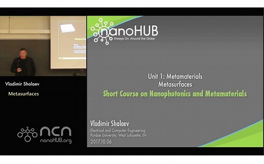 Shalaev- 纳米光子学与超材料网络课-L1.3 超表面