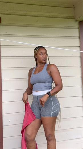 1.2M views · 17K reactions | Just trying to hang dry my workout clothes for tomorrow 藍#humor #comedy #laughs | Brenique Reed | Facebook