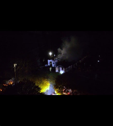 9.5K views · 54 reactions | Drone footage 11-5-25 barn fire (2100N 500E area) | Peru Scanner | Facebook
