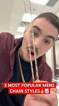 The 3 MOST POPULAR MENS Chain Styles🔥📈