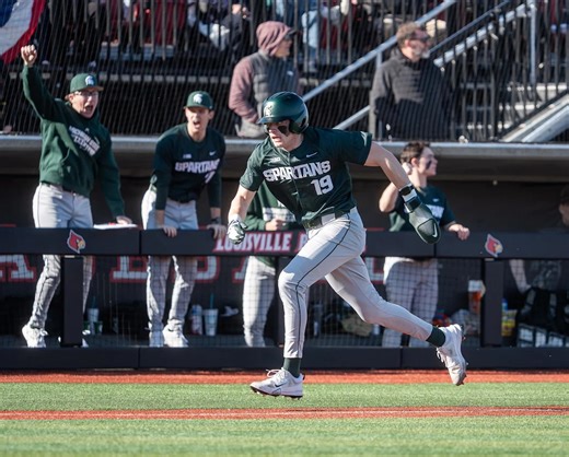 Michigan State Baseball Snaps Losing Skid with Dominant Win Over Eastern Michigan