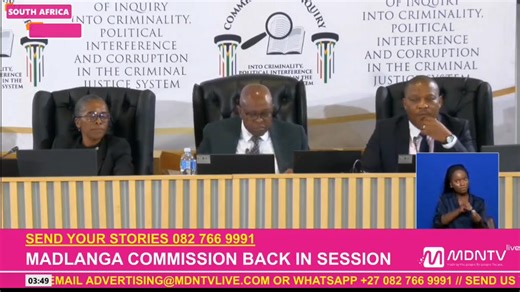 334K views · 3.4K reactions | The Madlanga Commission is playing a phone call recording between Witness E and Police Minister Senzo Mchunu, captured using the Truecaller app. | MDN News | Facebook