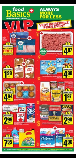 32K views · 113 reactions | Flyers for Food Basics Valid from January 8 to 14, 2026 https://www.flyers-on-line.com/food-basics #FoodBasics #Savings #Promotions | Flyers Online | Facebook