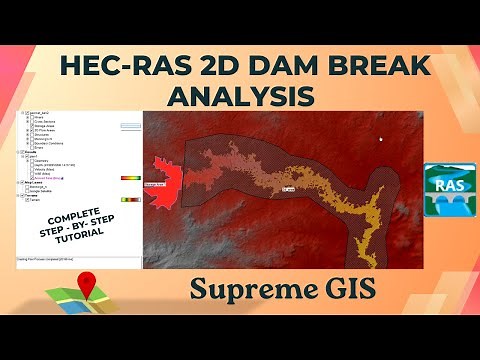 HEC-RAS 2D Dam Break Analysis | Complete Flood Simulation Tutorial with Animation (Step-by-Step)