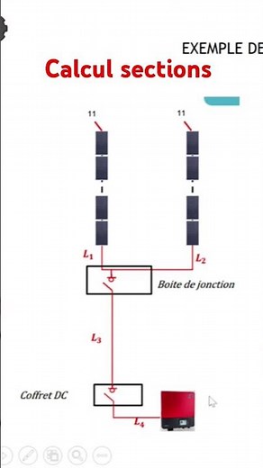 Calculate PV cable section