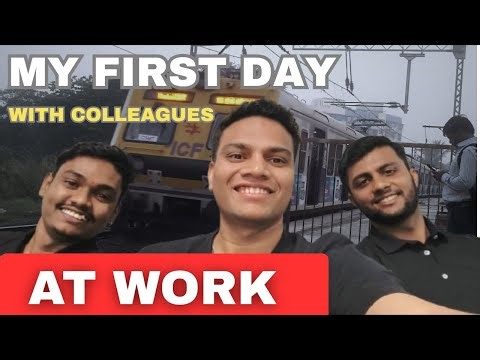 My First Day of Training | New Job Journey Begins with Colleagues 🚆✨