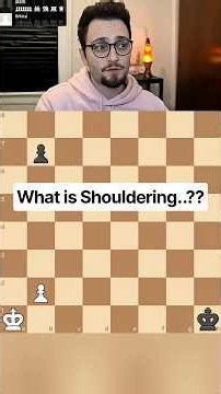#shorts What is Shouldering..?? Learn The Endgame with Levy 👏 #chess