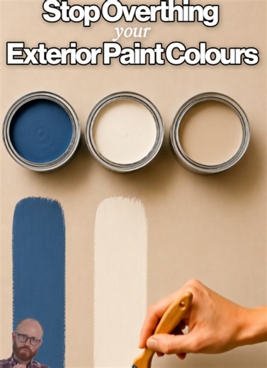 Timeless Exterior Palette: Naval, Alabaster & Accessible Beige