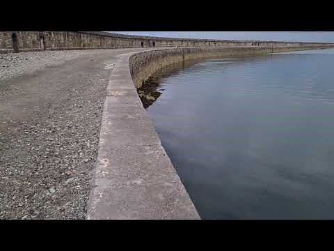 How to find and a walk along Holyhead Breakwater