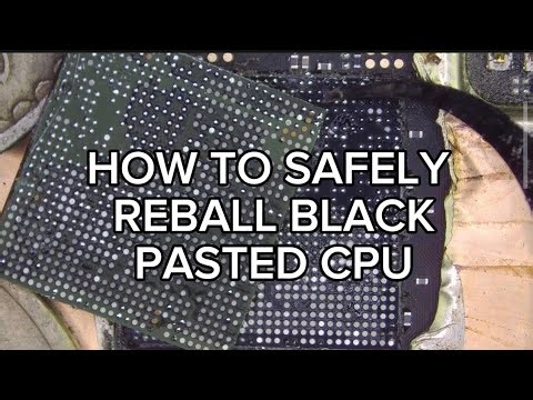 Easy Guide: How to Safely Reball a Black Pasted CPU for Beginners