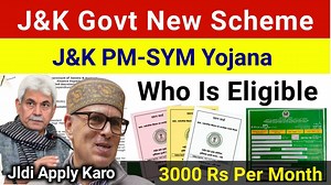 466K views · 9.3K reactions | J&K PM-SYM Scheme - 3000 Rs Per Month | PM SYM Yojana | J&K New Scheme 2025 | PM-SYM Pension Scheme #pmsym #pmsymyojana #schemes #jkschemes #jkladlibetischeme #jkupdates #jkssbjobs #jkupdates #yojana #pmsymscheme #scholarships #scheme #jkyojana #jkgovtyojana #jkladlibetischeme | JK STUDY INFO | Facebook
