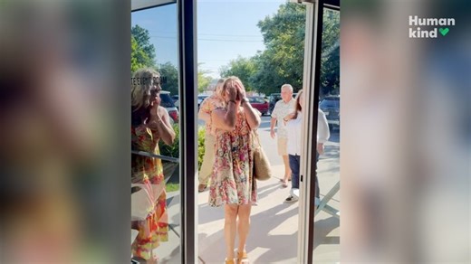 The best retirement surprise award goes to... 💐 #humankind | Observer-Dispatch