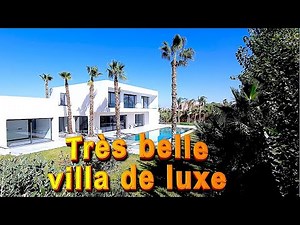 Très belle villa moderne à vendre à Marrakech sur un terrain de 2300 m²