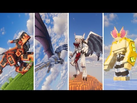 9 New Minecraft Mods This September | Robot Dinos, Brain Stealer Dragon, Vampires, Opticoid