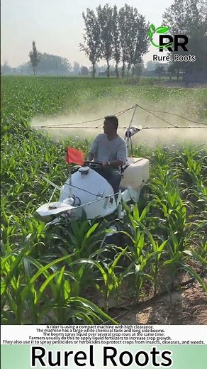 The Most Efficient Way to Spray a Large Crop Field Solo🤯
