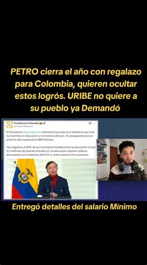 Logros de Gustavo Petro: Un Mensaje de Navidad para Colombia