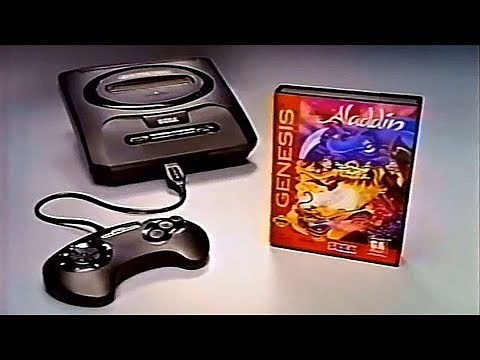 Disney's Aladdin for SEGA Genesis (1993) TV Commercial (Remastered HD)