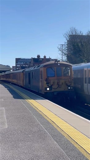 GBRf 73964 Jeanette + 73961 Alison passing Basingstoke station at speed! 07/04/26