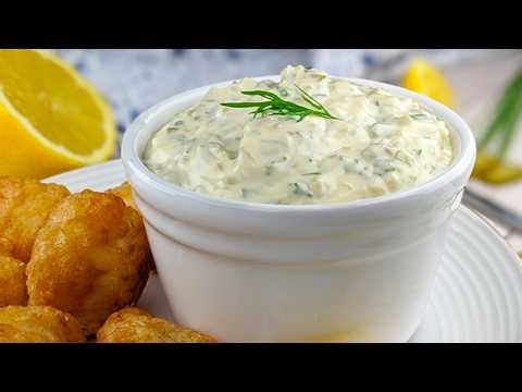 Homemade Tartar Sauce | READY IN 2 MINUTES! | For Fries, Meat, Burgers & Fish 🍔🍟