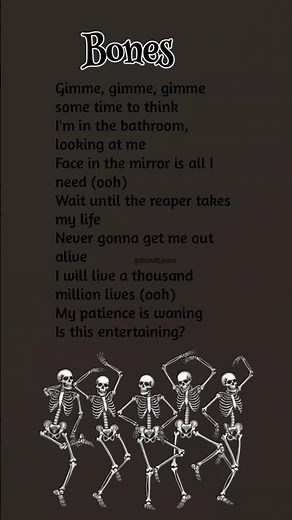 imagine dragons bones lyrics #imaginedragons #bones #lyrics