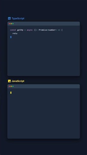 Typed Promises — TypeScript vs JavaScript