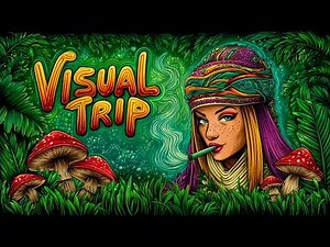 VISUAL TRIP - Psychedelic Dub Mix for High Vibe Dimensions (Trippy Vision / Magic Mushroom Video)