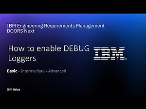How to enable Debug Logging in IBM DOORS Next (Complete Guide)