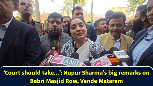 ‘Court should take…’: Nupur Sharma’s big remarks on Babri Masjid row, Vande Mataram