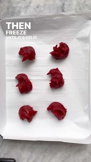 Don’t want to waste that Tomato Paste? Here is how to freeze it for next time!