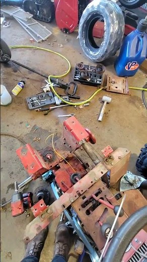 wheel horse mud mower belt setup